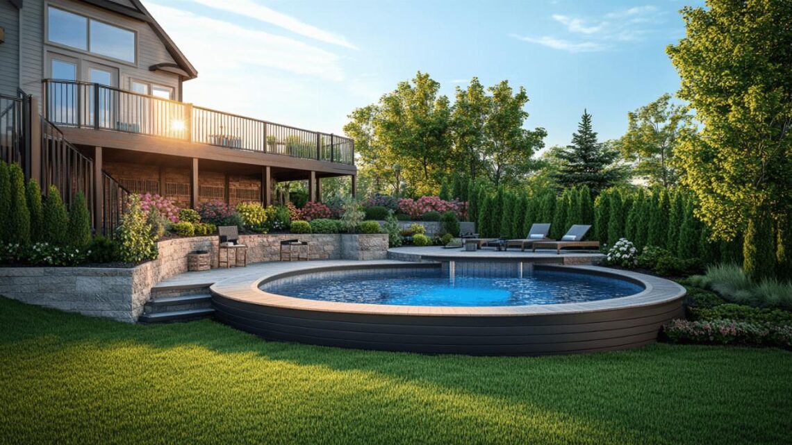Ne Commettez Plus Ces Erreurs : Comment Installer une Piscine Hors Sol sur un terrain en Pente ? 3 Solutions Garanties
