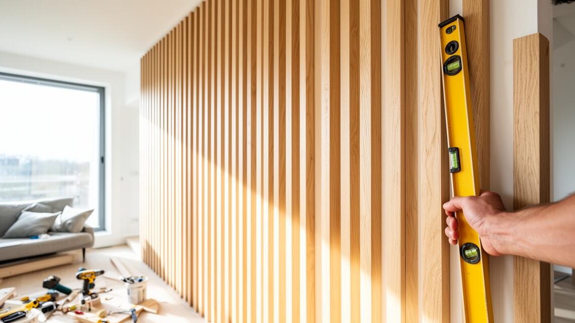 Comment fabriquer un mur avec des tasseaux de bois : outils, techniques et idées de finitions